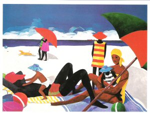 Jonathan Green, Family at the Beach , 1989..jpg
