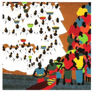 Synthia Sain James, Offering to Oshum IV..jpg