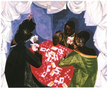 Jacob Lawrence, Card Games , 1953..jpg
