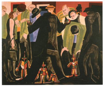Jacob Lawrence, Dancing Dolls , 1947..jpg