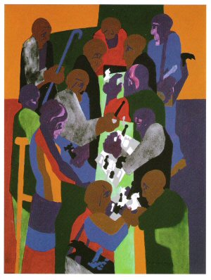 Jacob Lawrence,Games Chess  , 1999..jpg