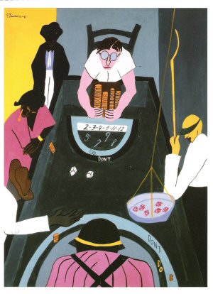 Jacob Lawrence,The Green Table , 1941..jpg