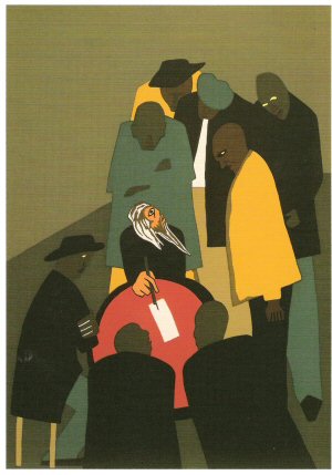 Jacob Lawrence, The Legend of  John Brown, Print 15..jpg