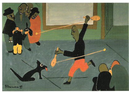 Jacob Lawrence, The Yo-Yo Game, 1937..jpg
