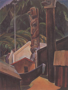 A Haida Village by Emily Carr