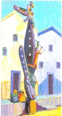 Totem Pole 1912 by Emily Carr