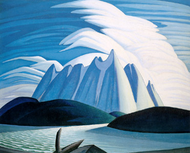 Lake and Mountains 1927 by Lawren Harris