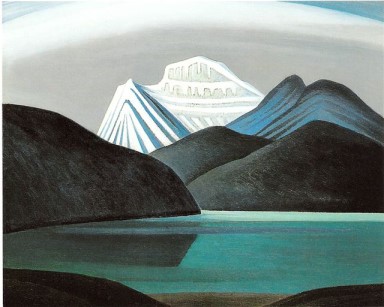 Mountains and Lake 1929 by Lawren Harris