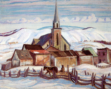 A.Y.Jackson. Church, St.Urbain.2 stars..jpg