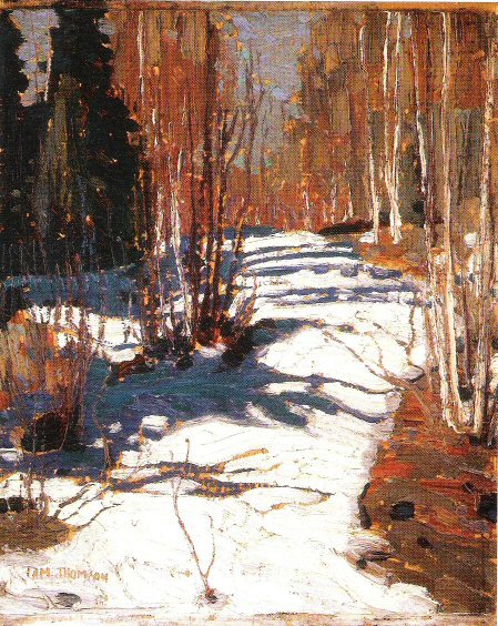 T.Thomson, Path behind Mowat Lodge, spring 1917.jpg