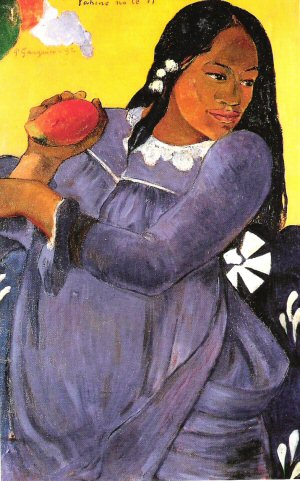 Woman With a Mango