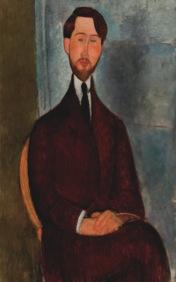 Portrait of Leopold Zborowski by Amedeo Modigliani