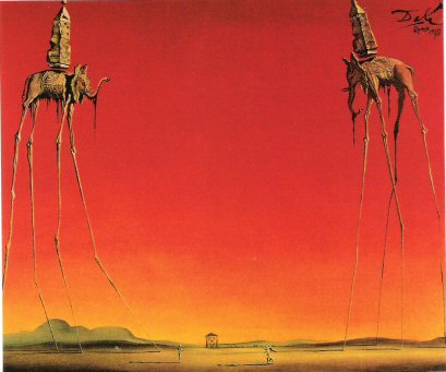 Salvador Dali, The elephants . 1948.jpg