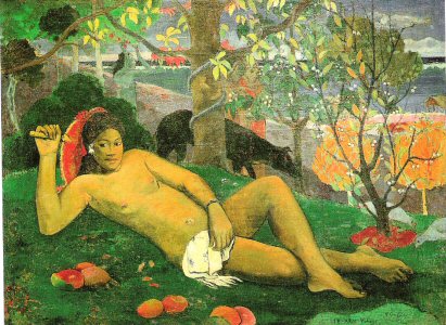 Paul Gauguin, Queen of beauty or wife of the king. 1896.jpg