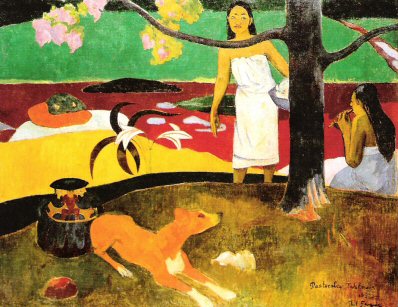 Paul Gauguin, Tahitian Pastorals. 1892.jpg