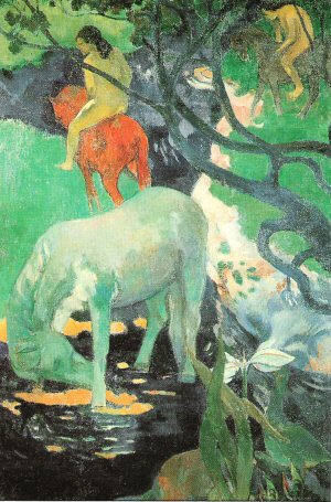 Paul Gauguin, The white horse , 1898.jpg