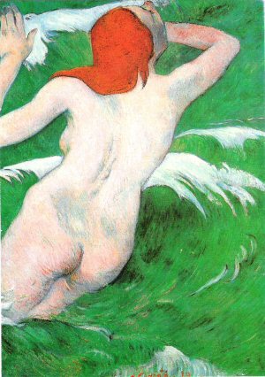 Paul Gauguin, Woman in the  waves , or ondine. 1898.jpg