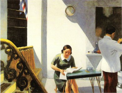 Edward Hopper , The Barber shop, 1931.jpg