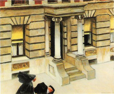 Edward Hopper , The New York pavements, 1924..jpg