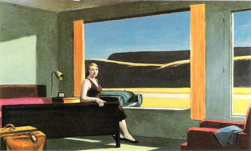 Edward Hopper , Western motel, 1957.jpg