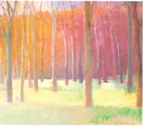 Wolf Kahn, Moving irregularly Back Into a Wooden Space  , 19.jpg