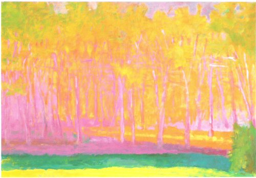 Wolf Kahn, Strong Orange Glow , 1999..jpg