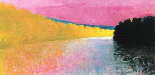 Wolf Kahn, The Lost Glow of Sunset  , 1989..jpg