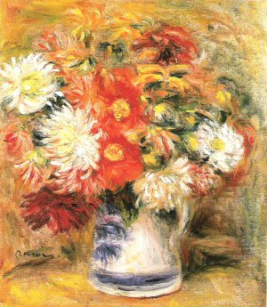 P.A. Renoir, Chrysanthemums in Vase , 1919..jpg