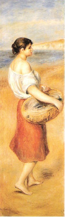 P.A. Renoir, Girl with Basquet of Orange , 1880..jpg