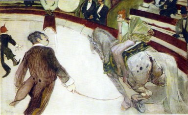 Equestrienne 1887-1888 by Henri de Toulouse-Lautrec