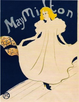 May Milton 1895 by Henri de Toulouse-Lautrec