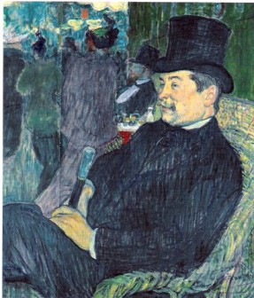 Monsieur Delaporte 1893 by Henri de Toulouse-Lautrec