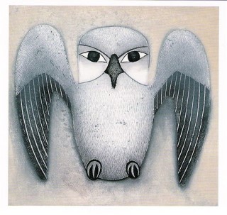 Silver Owl by Kenojuak Ashevak