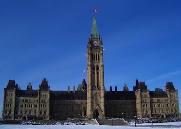 Canada's Parliament in Winter - Ottawa, Canada