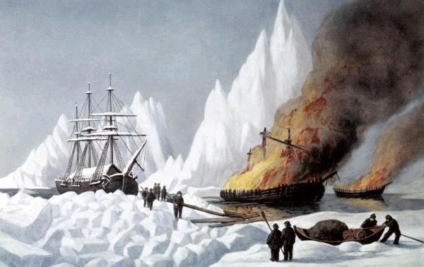 American Whalers Crushed In The Ice 