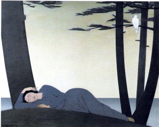 Reclining Woman 1978 by Will Barnet
