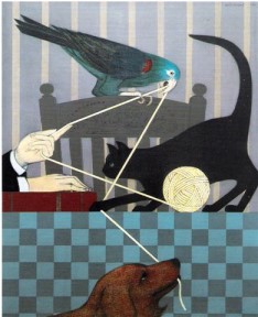 The Golden Thread 1980 by Will Barnet