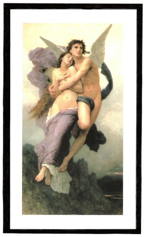 Le Ravissement de Psyche by Adolphe-William Bouguereau - Poster