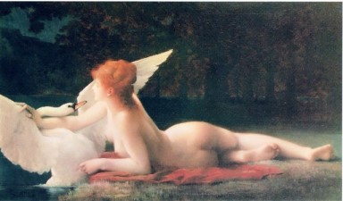 Leda and the Swan by Paul Tiller