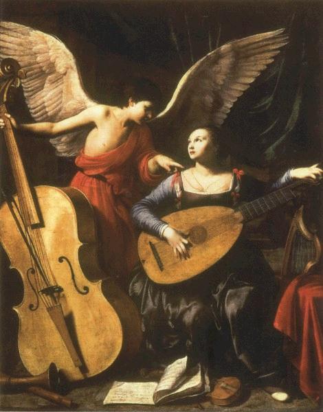 St. Cecilia and the Angel 